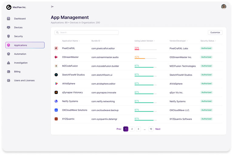 CMMBusiness appmgmt