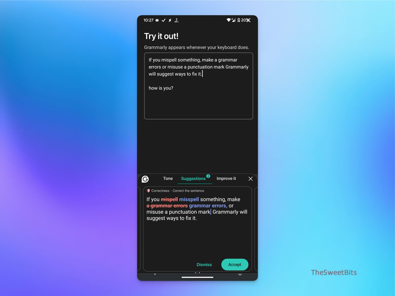 grammarly android