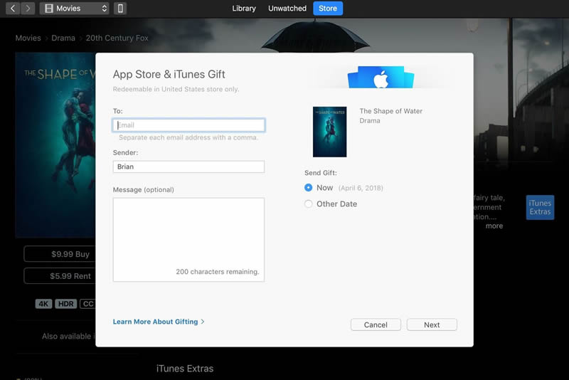 ios gifts